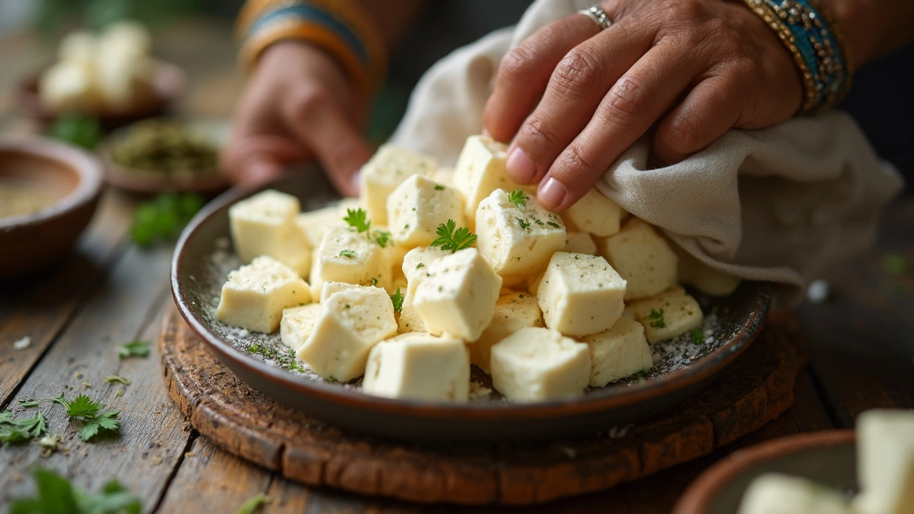 Shaping and Pressing Your Paneer
