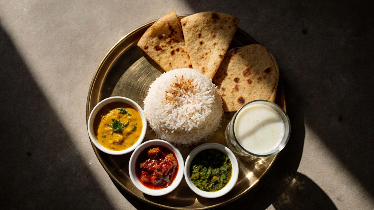 Traditional Indian Lunch Explained: Dishes, Thali Layout & Meal Flow